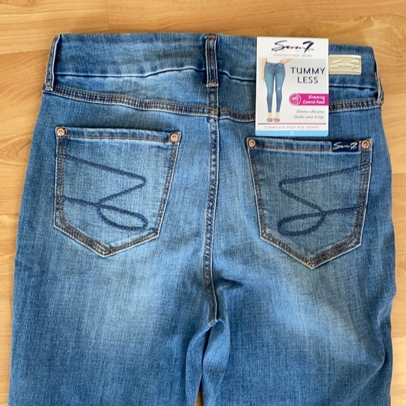 Seven7 TummyLess Skinny Jeans - Picture 16 of 16